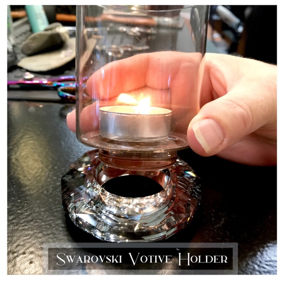 Swarovski Other - Swarovski Crystal Candle, Rose tone, detached base